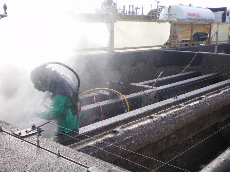 Hotze-OGT-Höchstdruckwasserstrahlen mit Handlanze